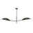 Emibig Plafondlamp Lotus Staal Zwart | Geschikt voor 2x E14 - Max 10W