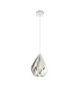 Eglo Hanglamp Carlton 1 Staal Wit Goud | IP20 - Geschikt voor 1x E27 