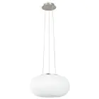 Eglo Pendelarmatuur Optica Staal Satijn Nikkel | Geschikt voor 2x E27